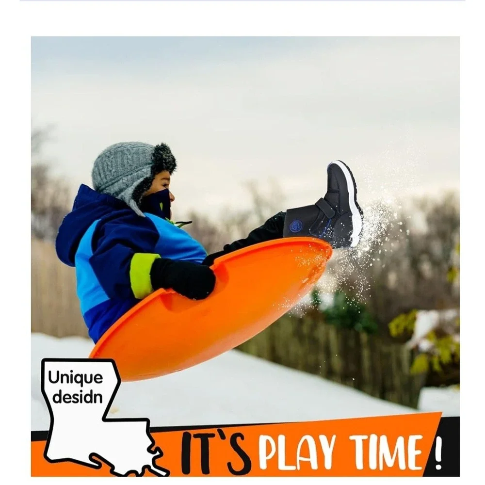 NEW K.KomForme Toddlers Boy & Girls Snow Waterproof‎ Winter Outdoor Boots Size 1